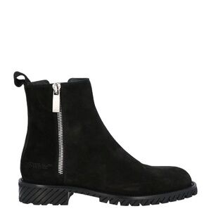 Off-White Ankle Boots Men Suede Black
